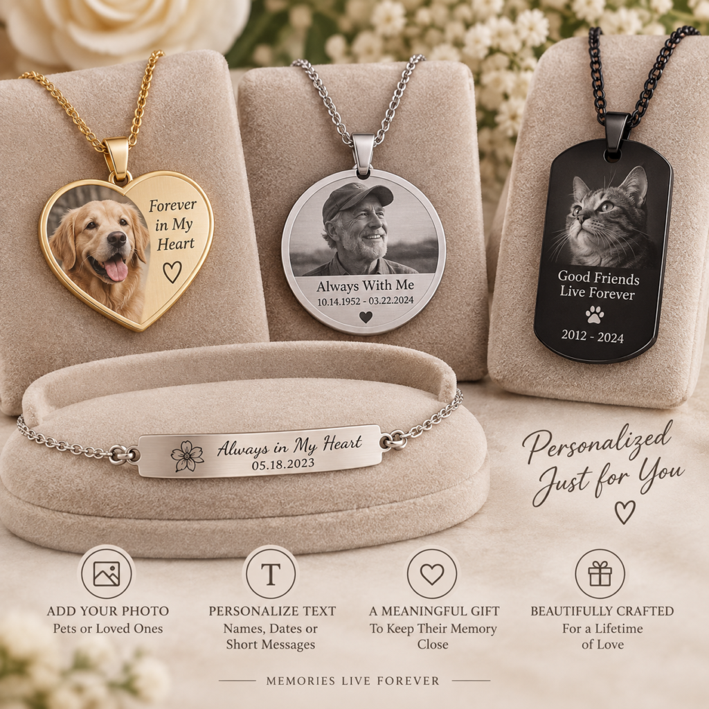 Personalized Memorial Jewelry and Dog Tags