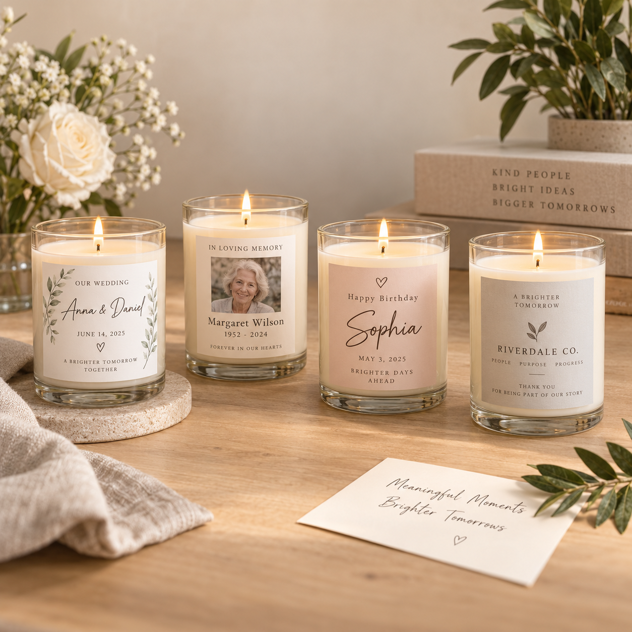 Personalized Candles
